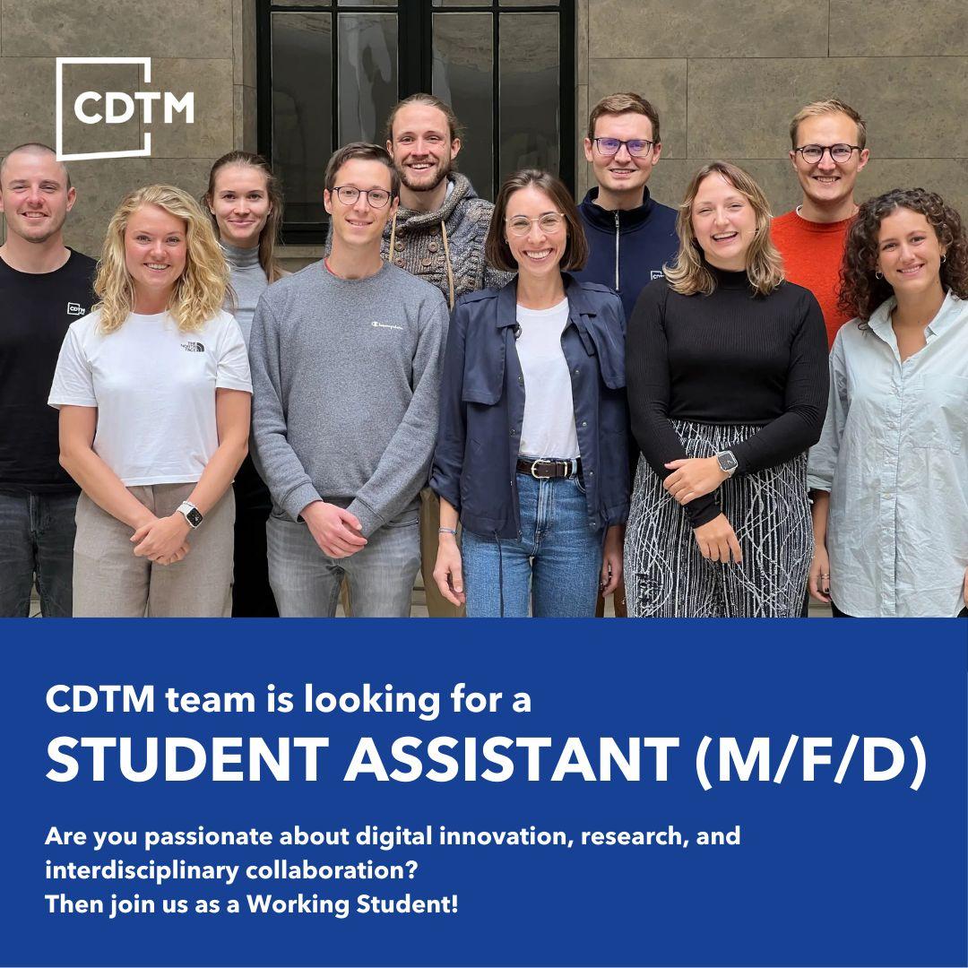 Join CDTM as a Working Student