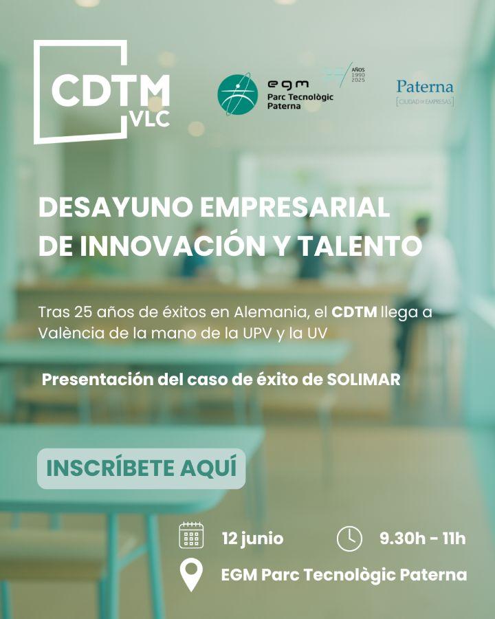 El Center for Digital Technology and Management (CDTM) aterriza en Valencia con…