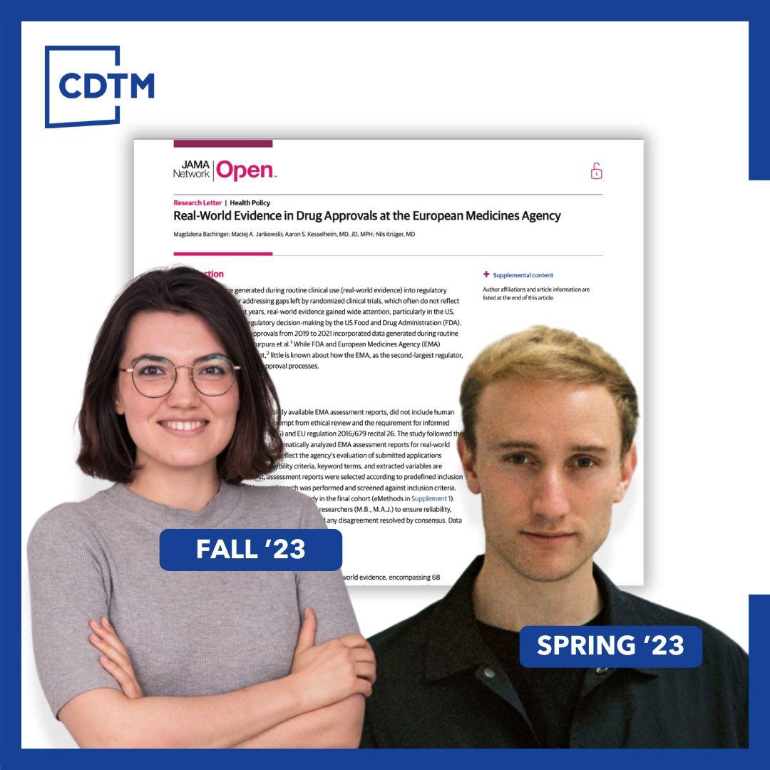 We’re proud to share that our alumni Magdalena Bachinger (Fall ’23) and Nils…