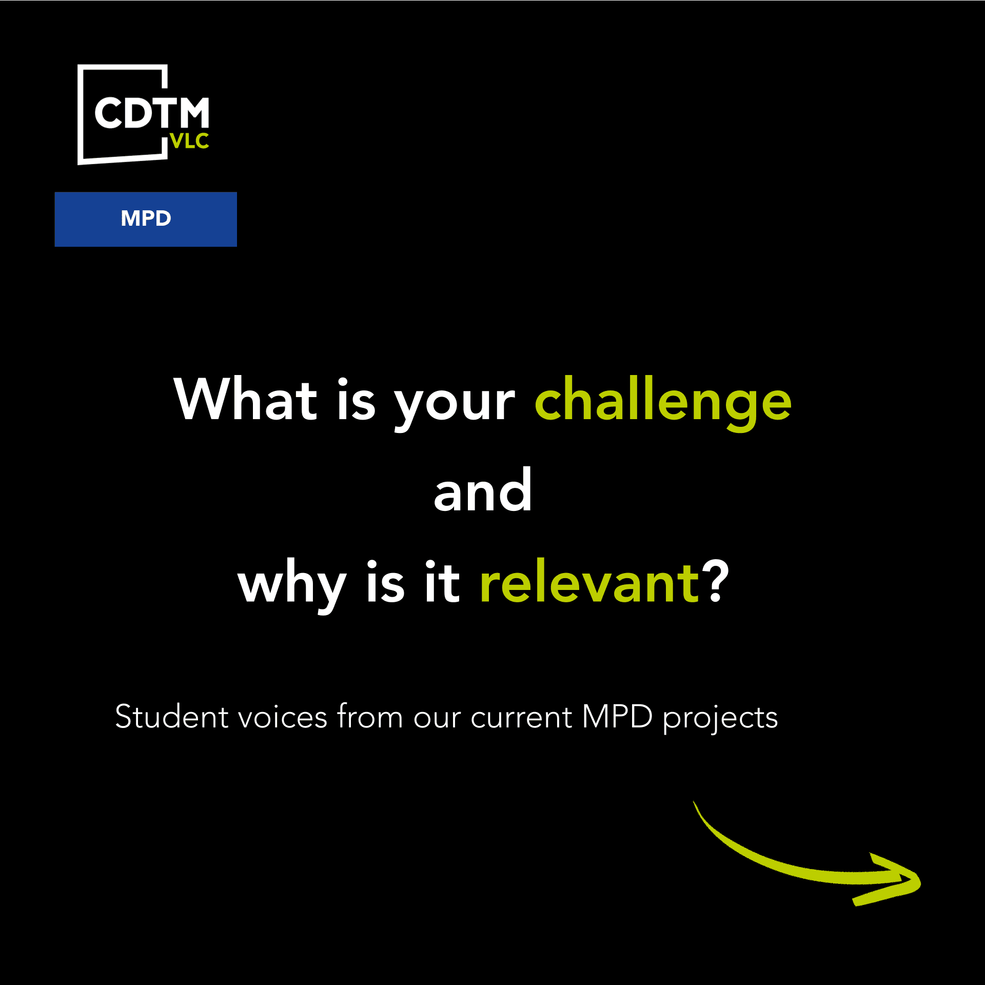 Three teams. Three challenges. Three MVPs in the making
