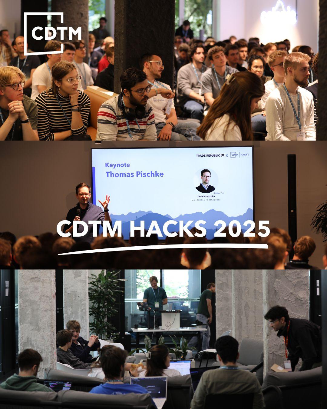 CDTM Hacks 2025: The very first hackathon organized by the CDTM is in the books