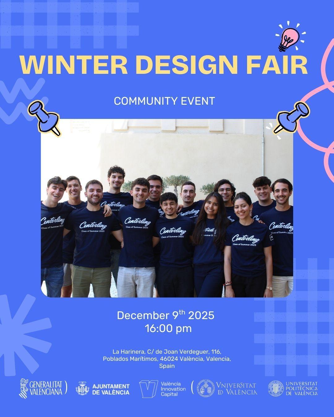 Join us at the Summer 25 CDTM Design Fair – December 9th from 16:00-20:00h!