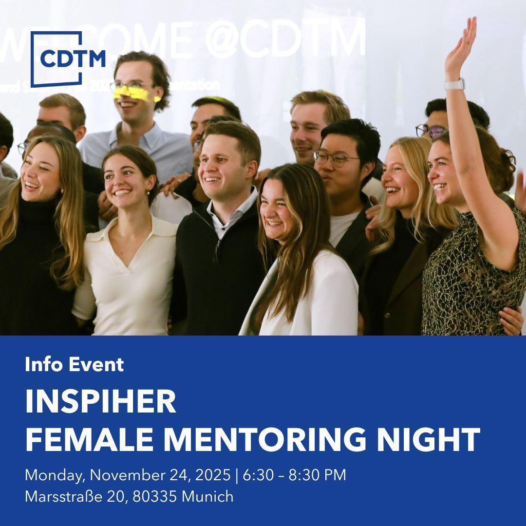 InspiHer: Female Mentorship Night @ CDTM