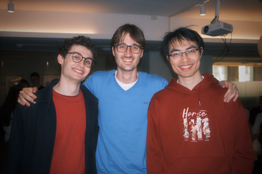 Three Centerlings arm in arm